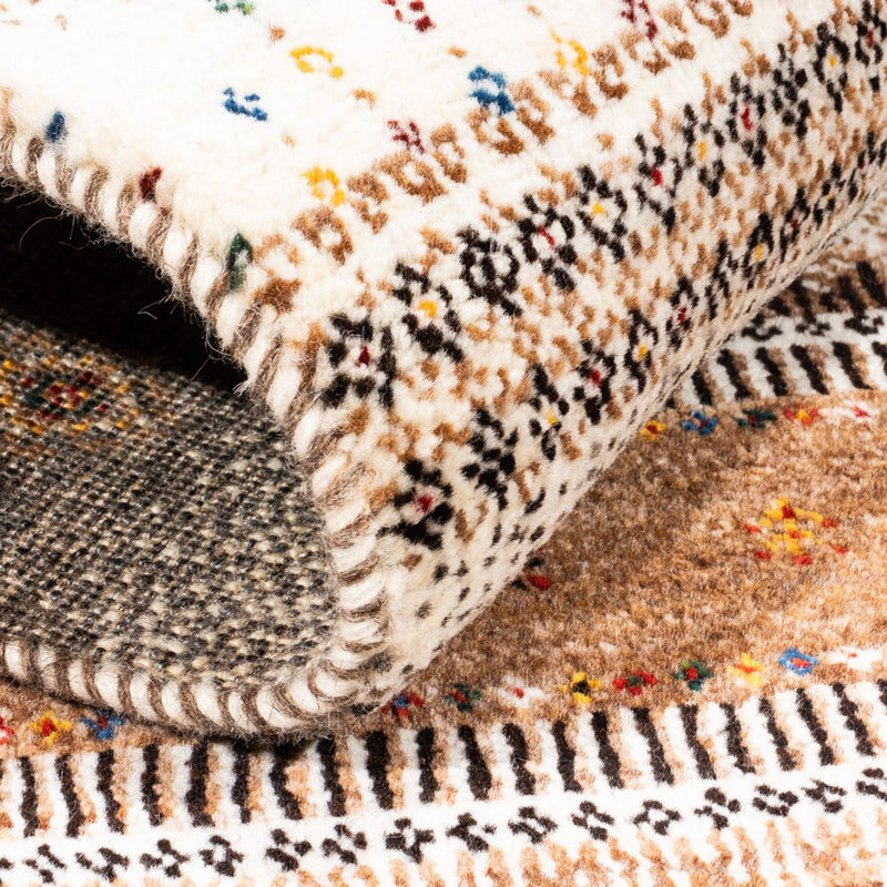 Gabbeh Tæppe - Loribaft Persisk - Royal - 128 x 85 cm - flerfarvet