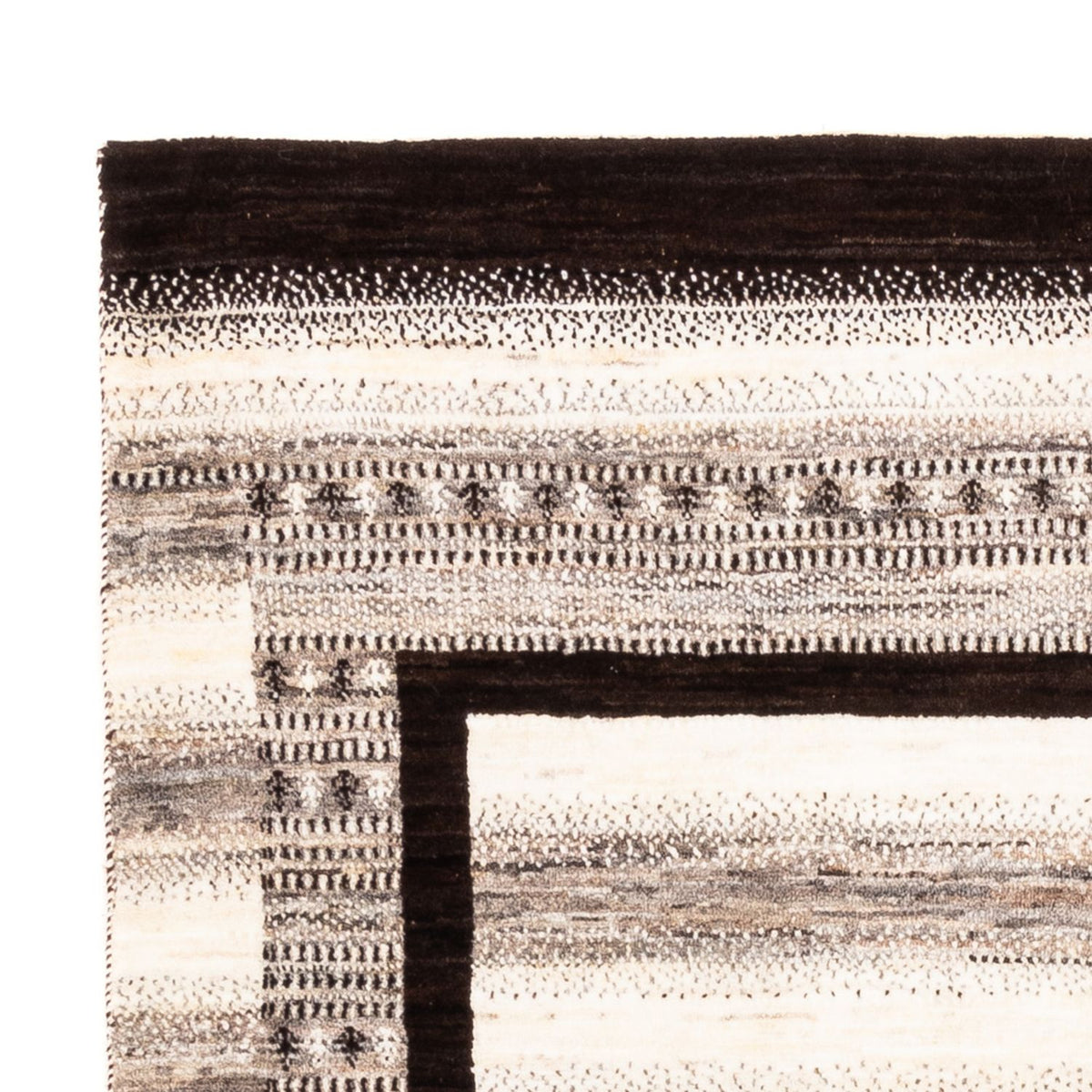 Gabbeh Tæppe - Loribaft Persisk - Royal - 194 x 133 cm - natur