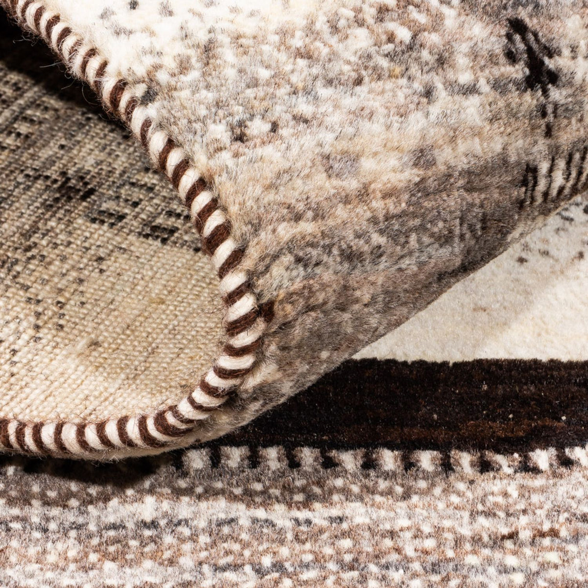 Gabbeh Tæppe - Loribaft Persisk - Royal - 194 x 133 cm - natur