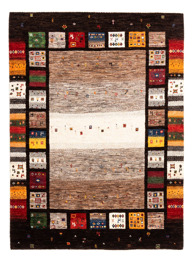 Gabbeh Tæppe - Loribaft Persisk - Royal - 214 x 156 cm - flerfarvet
