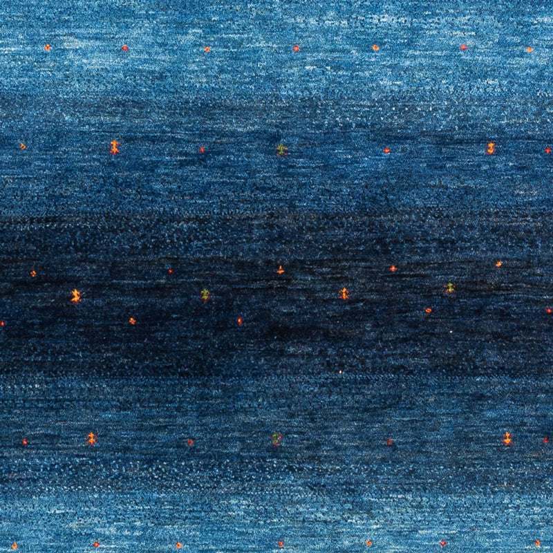Gabbeh Tæppe - Loribaft Persisk - 204 x 153 cm - blå