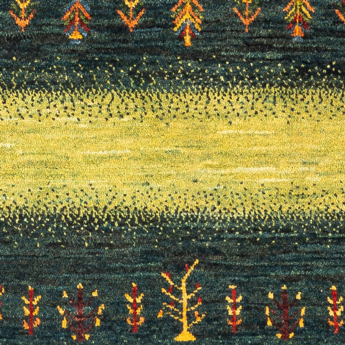 Gabbeh Tæppe - Loribaft Persisk - Royal - 137 x 81 cm - flerfarvet