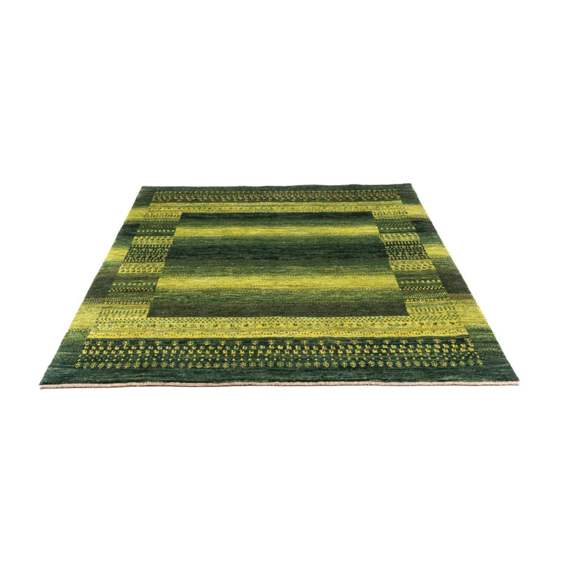 Gabbeh Tæppe - Loribaft Persisk - Royal - 196 x 165 cm - grøn