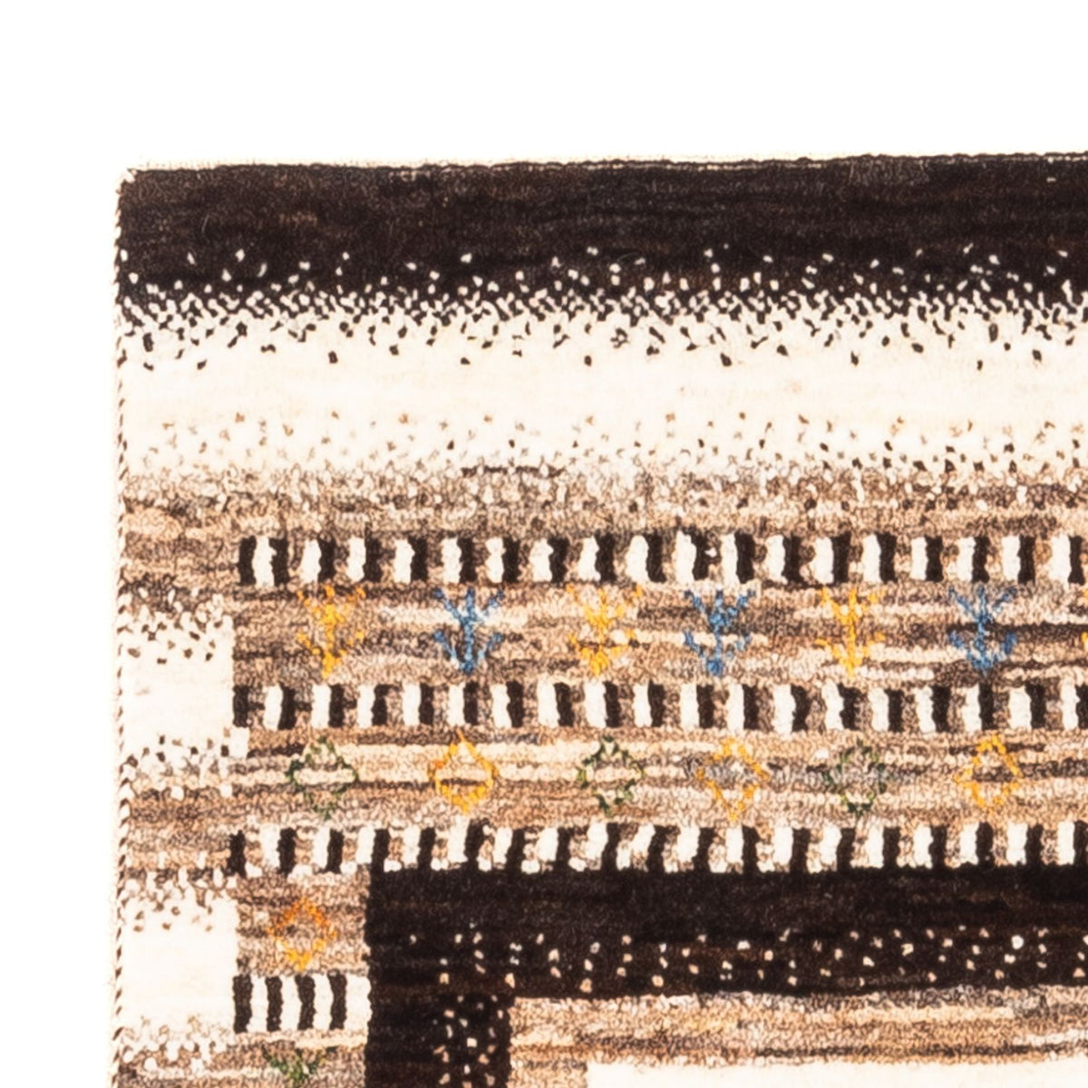 Gabbeh Tæppe - Loribaft Persisk - Royal - 111 x 72 cm - flerfarvet