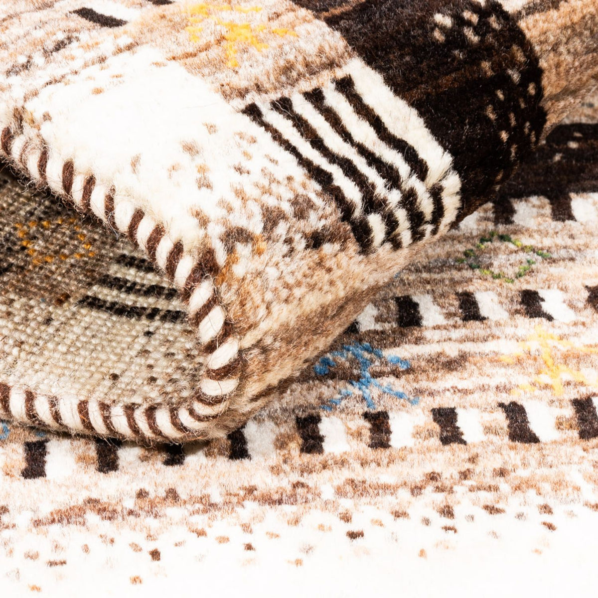 Gabbeh Tæppe - Loribaft Persisk - Royal - 111 x 72 cm - flerfarvet