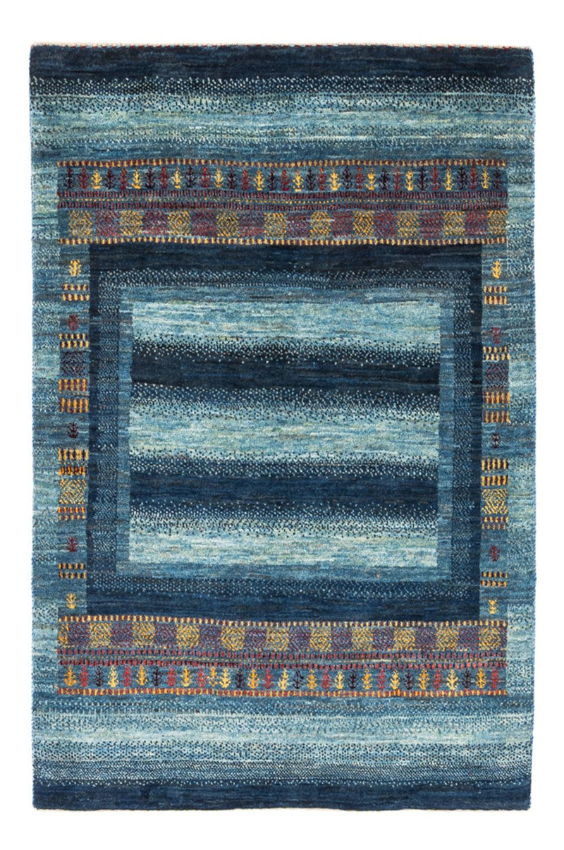 Gabbeh Tæppe - Loribaft Persisk - Royal - 132 x 90 cm - flerfarvet