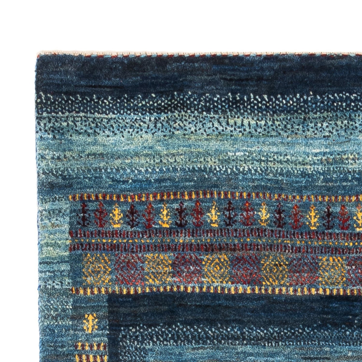 Gabbeh Tæppe - Loribaft Persisk - Royal - 132 x 90 cm - flerfarvet