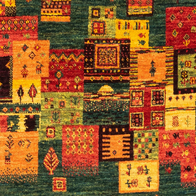 Gabbeh Tæppe - Loribaft Persisk - Royal - 137 x 84 cm - flerfarvet