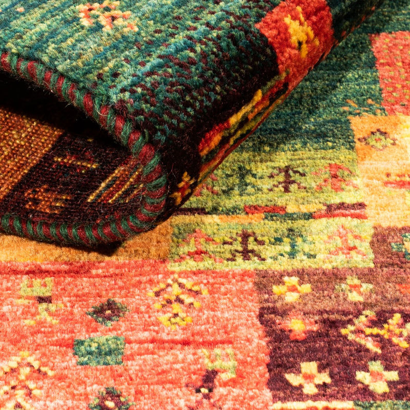 Gabbeh Tæppe - Loribaft Persisk - Royal - 137 x 84 cm - flerfarvet
