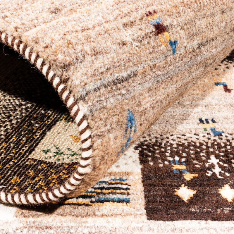Gabbeh Tæppe - Loribaft Persisk - Royal - 158 x 111 cm - flerfarvet