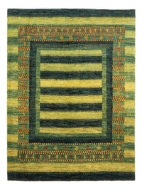 Gabbeh Tæppe - Loribaft Persisk - Royal - 206 x 152 cm - grøn