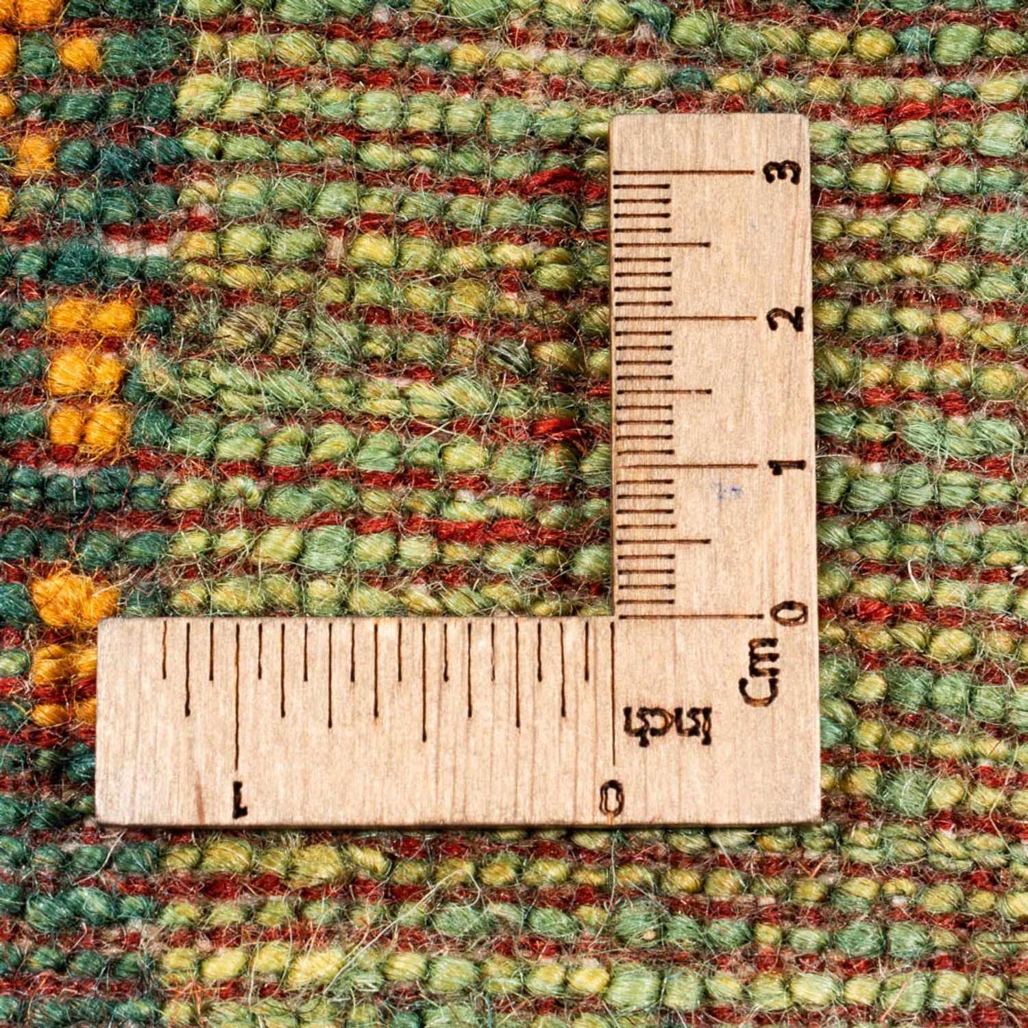 Gabbeh Tæppe - Loribaft Persisk - Royal - 206 x 152 cm - grøn