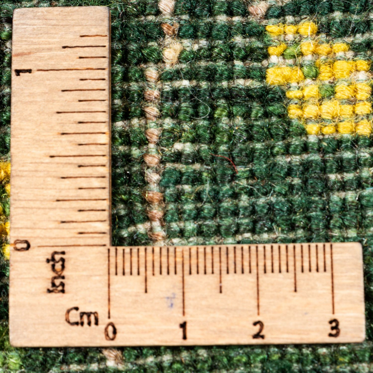 Gabbeh Tæppe - Loribaft Persisk - 191 x 143 cm - grøn