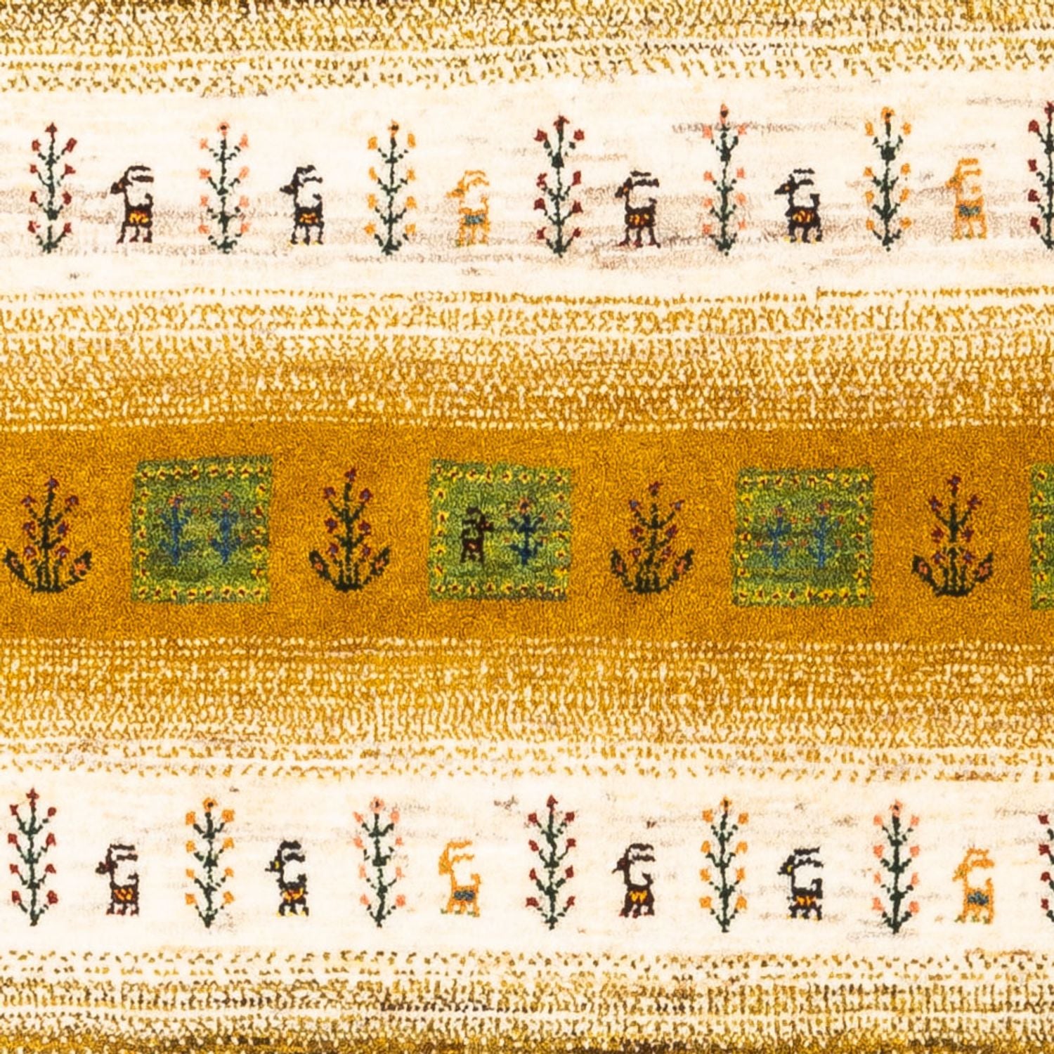 Gabbeh Tæppe - Loribaft Persisk - 156 x 96 cm - flerfarvet