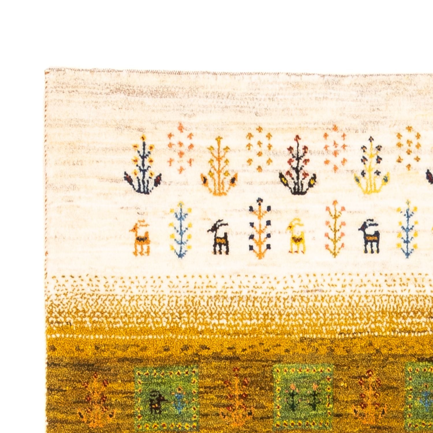 Gabbeh Tæppe - Loribaft Persisk - 156 x 96 cm - flerfarvet