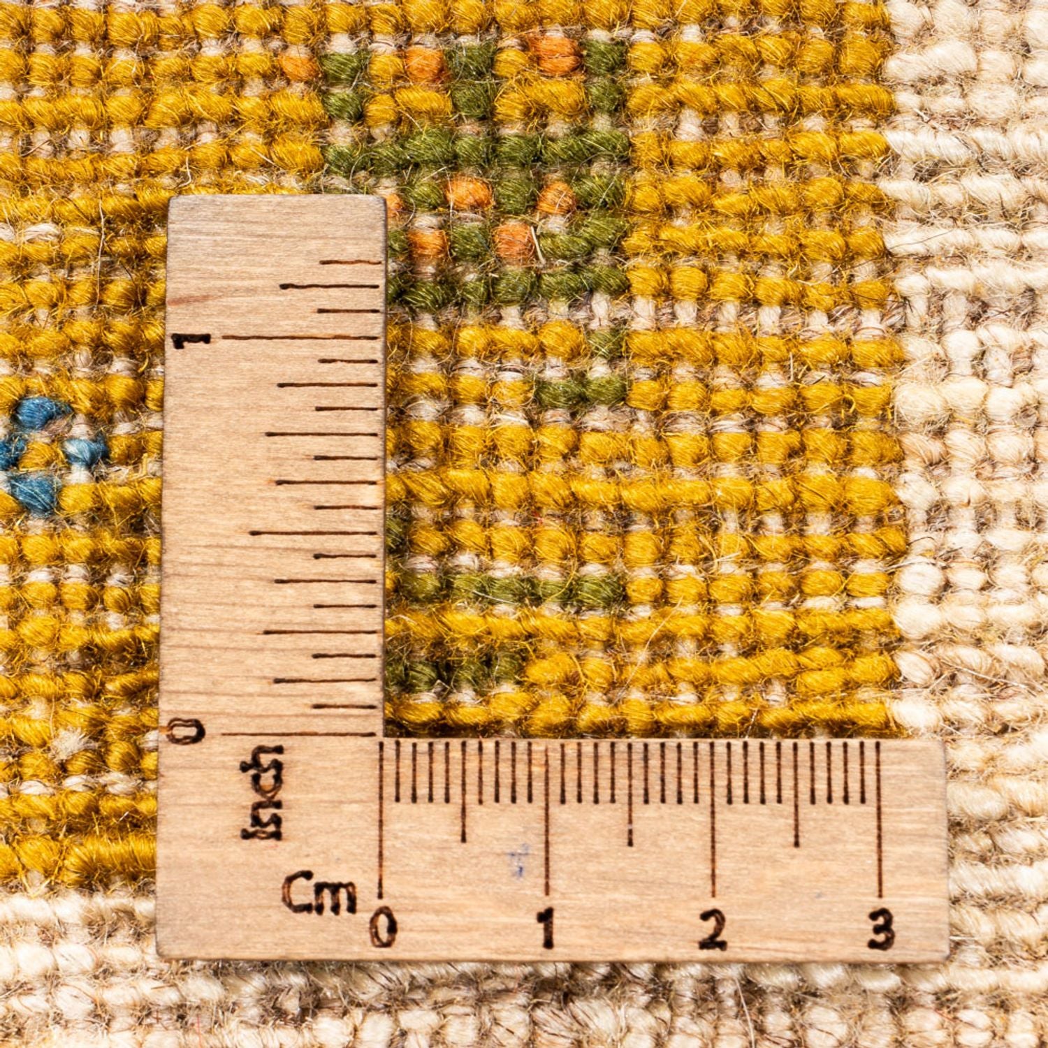 Gabbeh Tæppe - Loribaft Persisk - 203 x 158 cm - natur