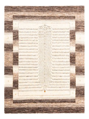 Gabbeh Tæppe - Loribaft Persisk - 202 x 154 cm - natur