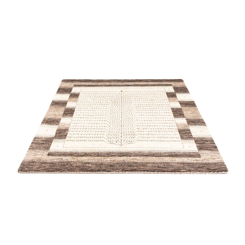 Gabbeh Tæppe - Loribaft Persisk - 202 x 154 cm - natur
