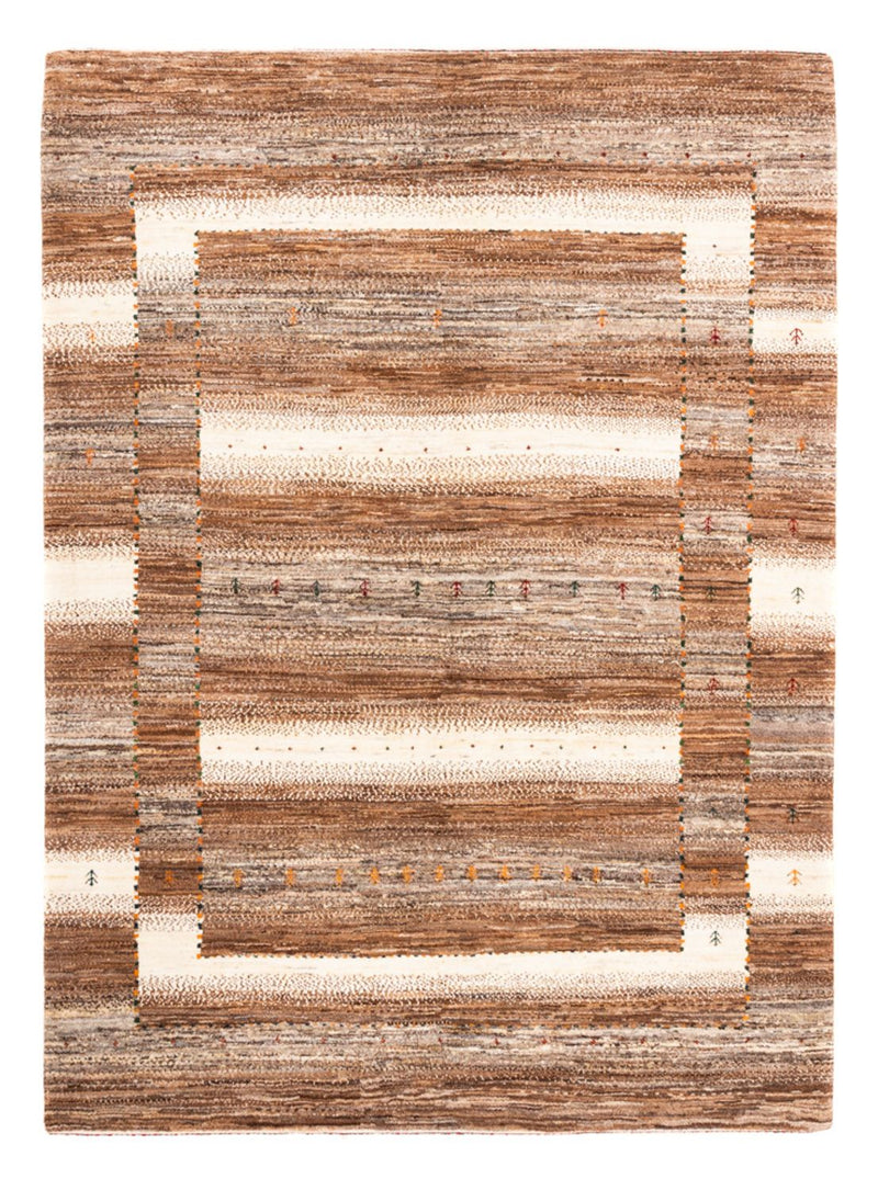 Gabbeh Tæppe - Loribaft Persisk - 213 x 159 cm - natur