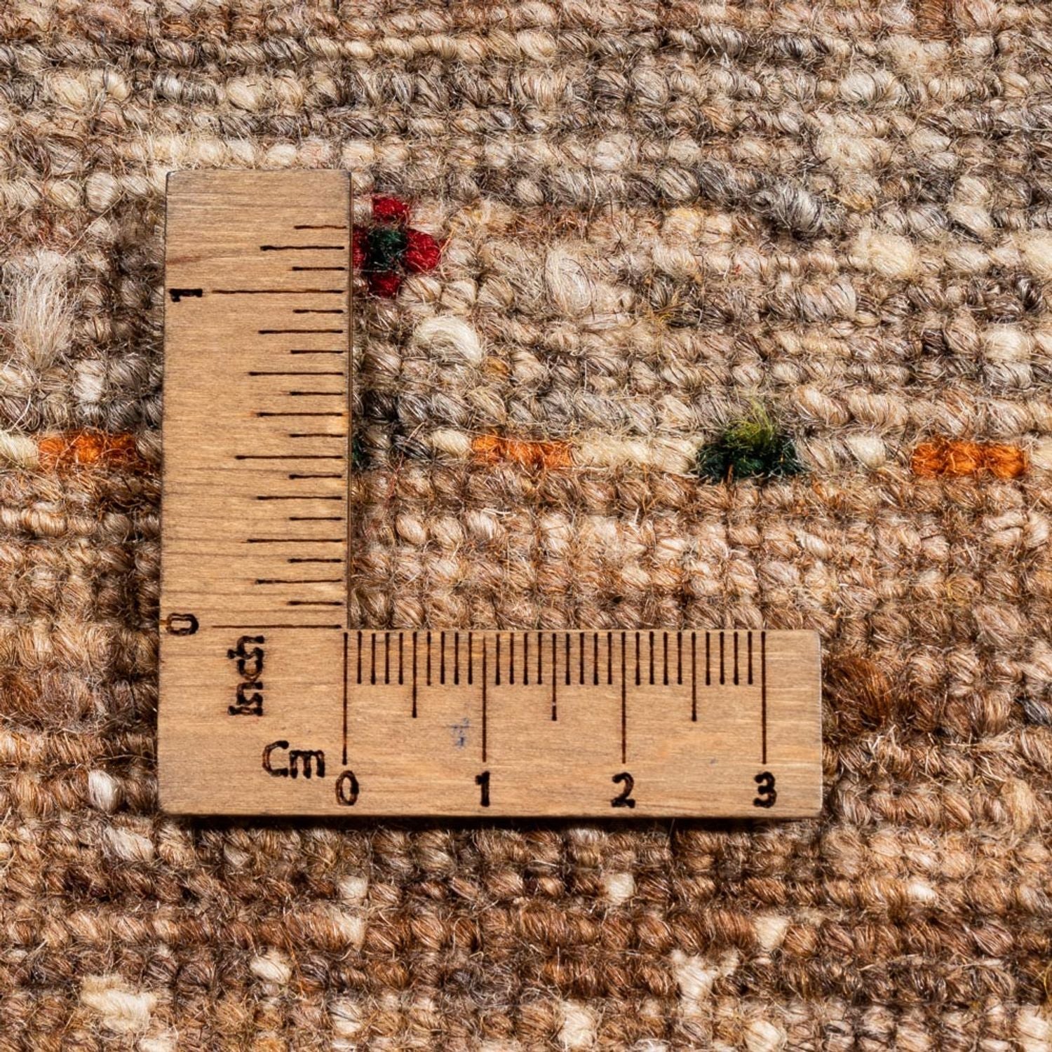 Gabbeh Tæppe - Loribaft Persisk - 213 x 159 cm - natur