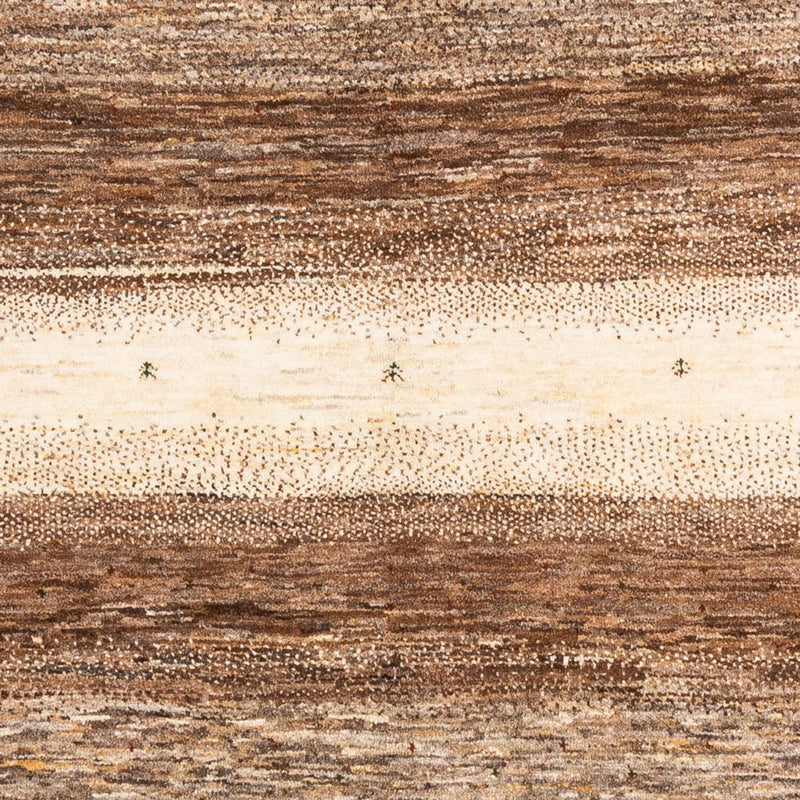 Gabbeh Tæppe - Loribaft Persisk - 201 x 157 cm - grå
