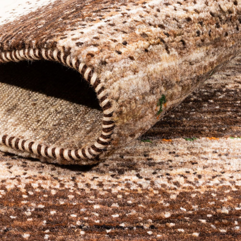 Gabbeh Tæppe - Loribaft Persisk - 203 x 159 cm - natur