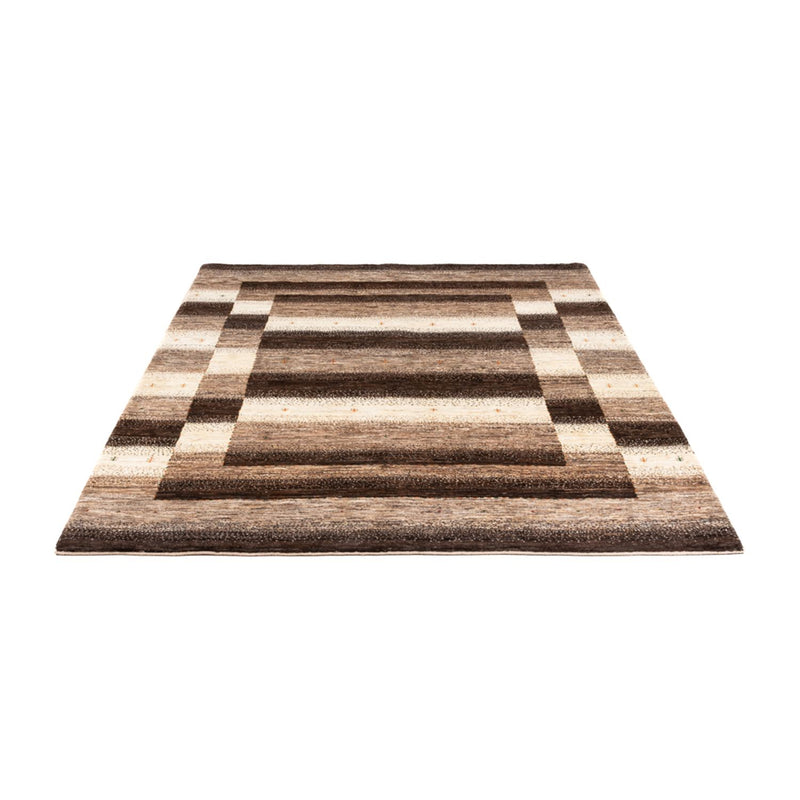 Gabbeh Tæppe - Loribaft Persisk - 203 x 159 cm - natur