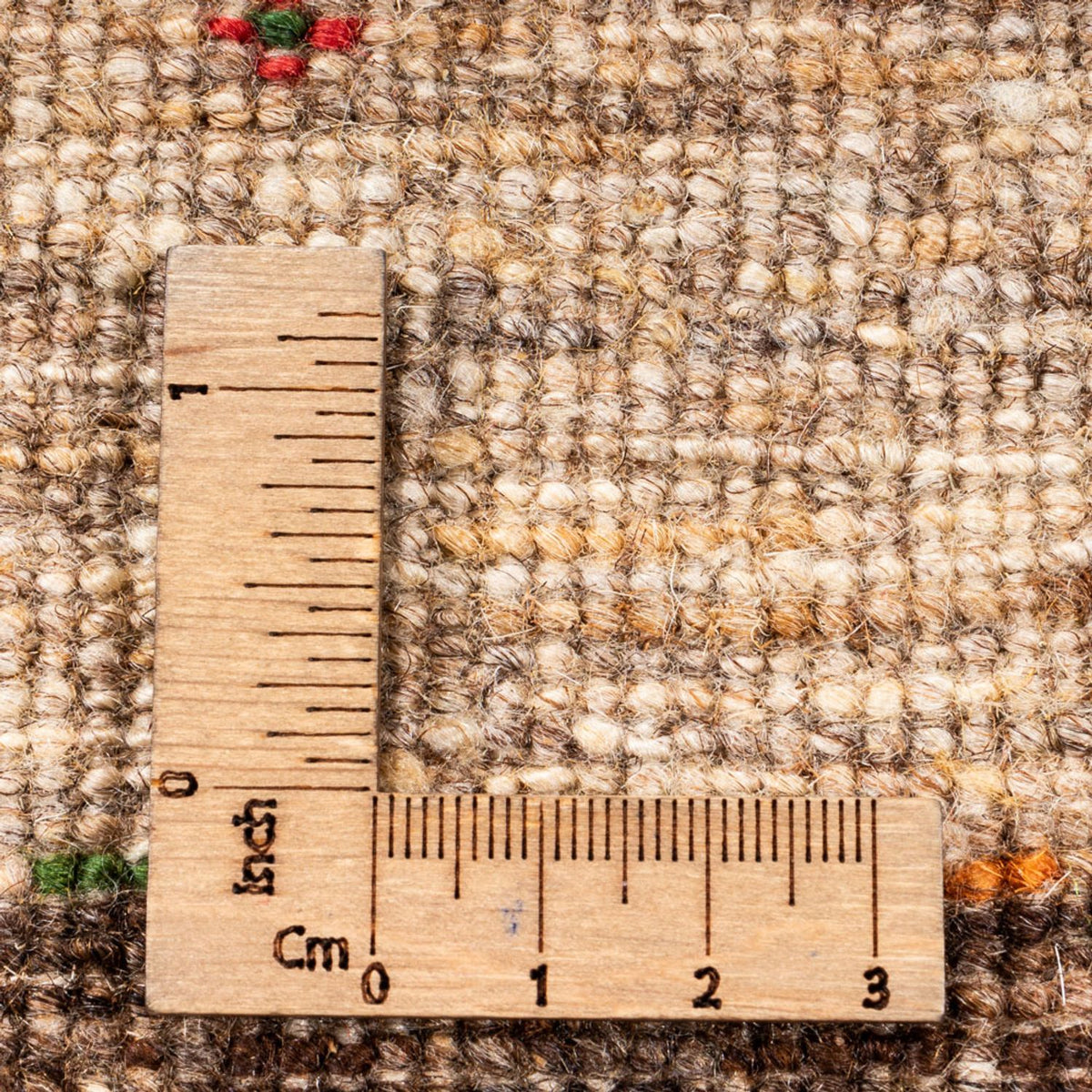 Gabbeh Tæppe - Loribaft Persisk - 203 x 159 cm - natur