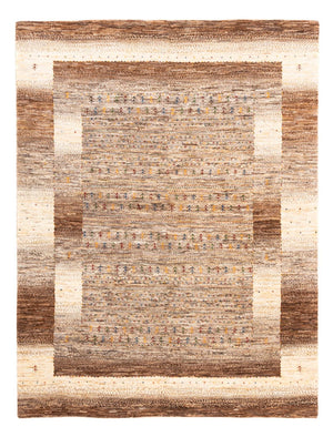 Gabbeh Tæppe - Loribaft Persisk - 202 x 156 cm - natur