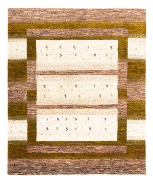 Gabbeh Tæppe - Loribaft Persisk - 205 x 171 cm - natur