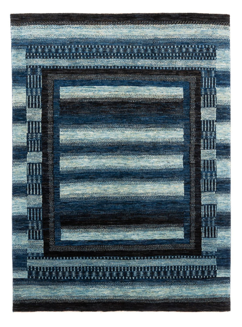 Gabbeh Tæppe - Loribaft Persisk - Royal - 204 x 149 cm - blå