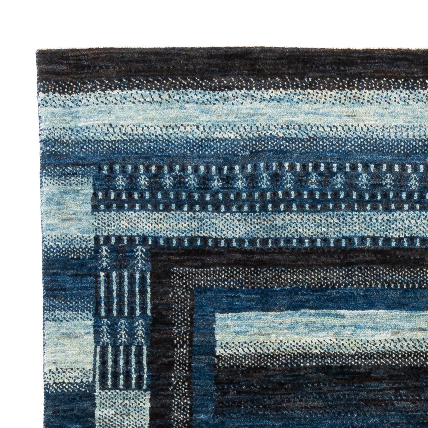 Gabbeh Tæppe - Loribaft Persisk - Royal - 204 x 149 cm - blå