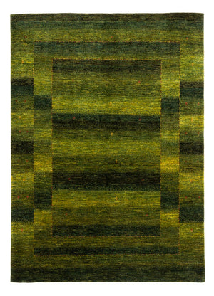 Gabbeh Tæppe - Loribaft Persisk - 213 x 153 cm - grøn