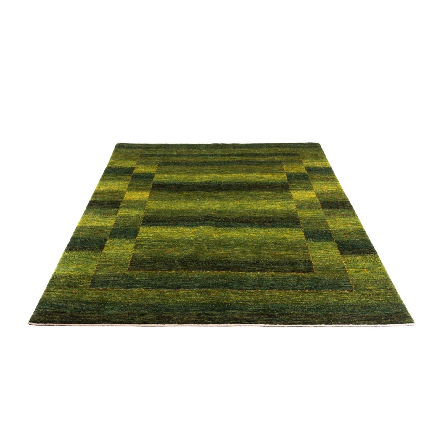 Gabbeh Tæppe - Loribaft Persisk - 213 x 153 cm - grøn