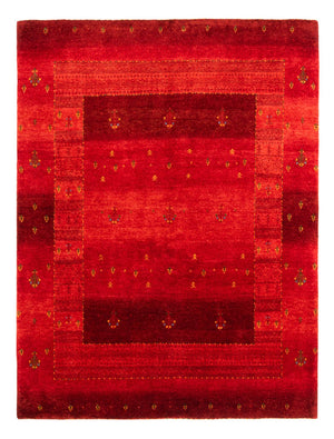 Gabbeh Tæppe - Loribaft Persisk - 206 x 156 cm - rød