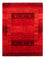 Gabbeh Tæppe - Loribaft Persisk - 206 x 156 cm - rød