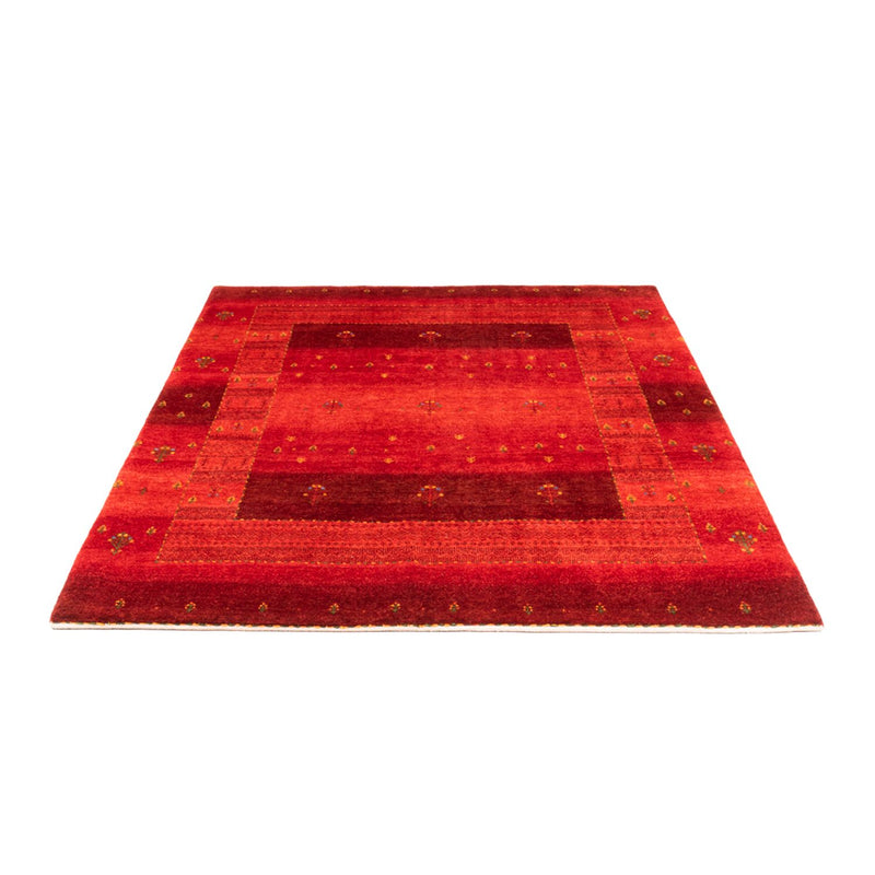 Gabbeh Tæppe - Loribaft Persisk - 206 x 156 cm - rød