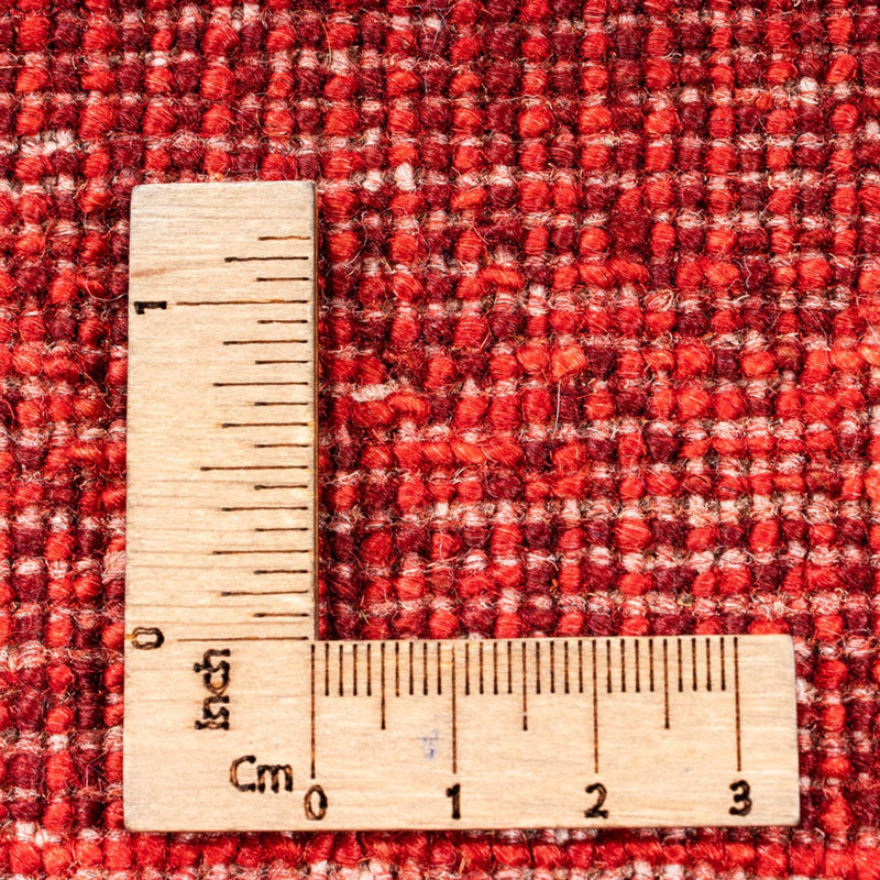 Gabbeh Tæppe - Loribaft Persisk - 206 x 156 cm - rød