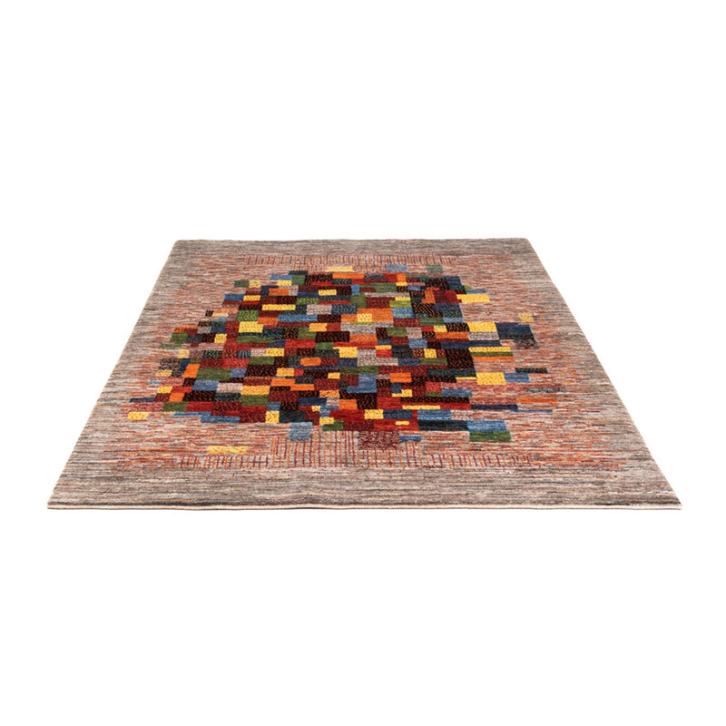 Gabbeh Tæppe - Loribaft Persisk - Royal - 203 x 153 cm - flerfarvet