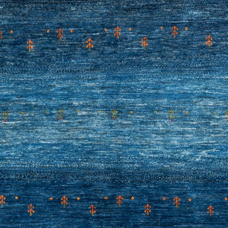 Gabbeh Tæppe - Loribaft Persisk - 209 x 160 cm - blå