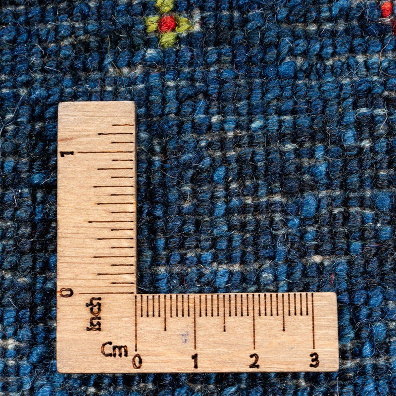 Gabbeh Tæppe - Loribaft Persisk - 209 x 160 cm - blå