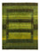 Gabbeh Tæppe - Loribaft Persisk - 200 x 159 cm - grøn
