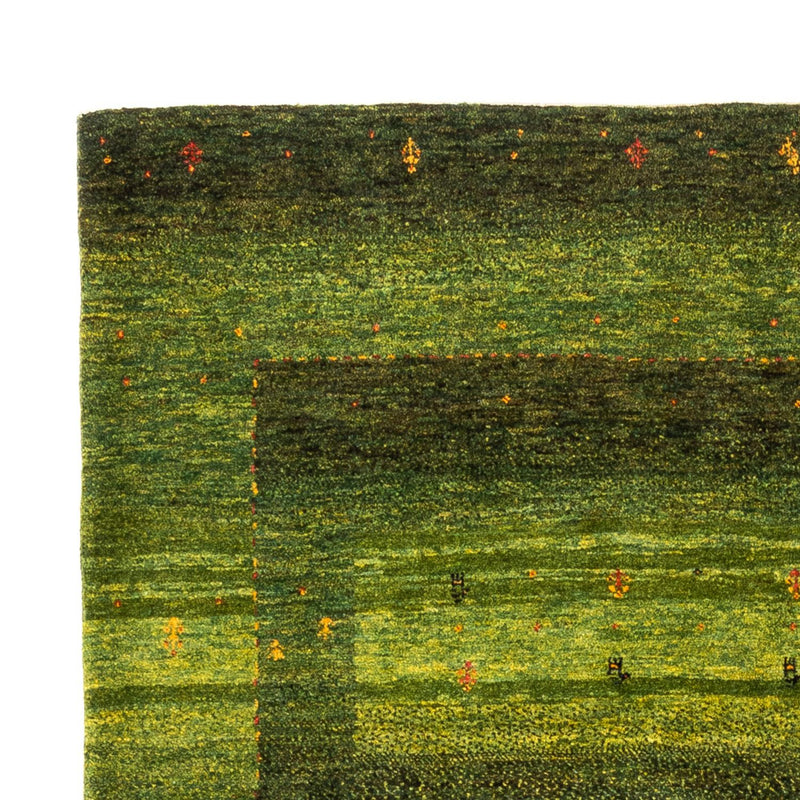 Gabbeh Tæppe - Loribaft Persisk - 200 x 159 cm - grøn