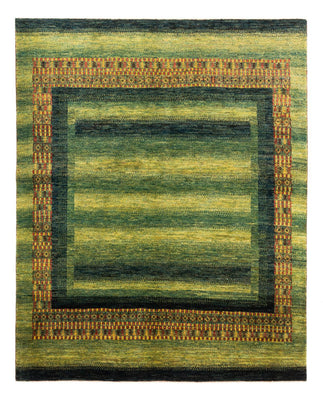 Gabbeh Tæppe - Loribaft Persisk - Royal - 208 x 163 cm - grøn