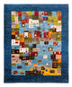 Loribaft Tæppe 192x159cm - Perserteppich Wollteppich