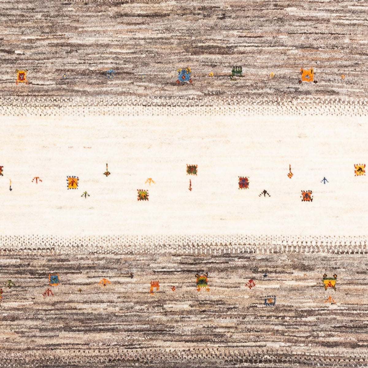 Gabbeh Tæppe - Loribaft Persisk - Royal - 215 x 159 cm - flerfarvet