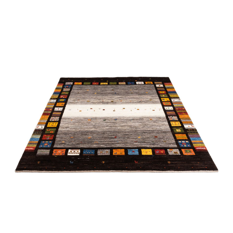 Gabbeh Tæppe - Loribaft Persisk - Royal - 215 x 159 cm - flerfarvet