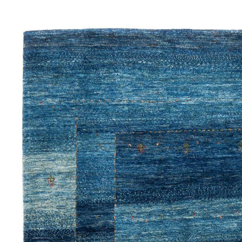 Gabbeh Tæppe - Loribaft Persisk - 205 x 156 cm - blå