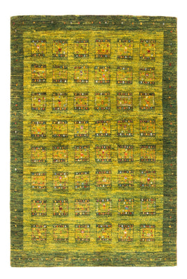 Gabbeh Tæppe - Loribaft Persisk - Royal - 157 x 108 cm - lysegrøn