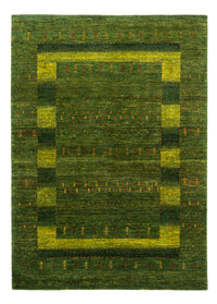 Gabbeh Tæppe - Loribaft Persisk - 205 x 150 cm - grøn